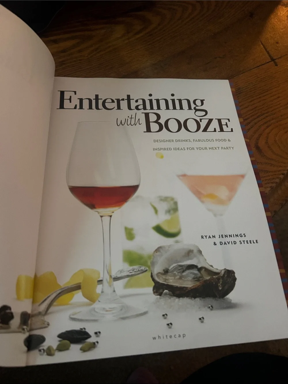 Cooking with Booze / Entertaining with Booze - Cookbook Duo